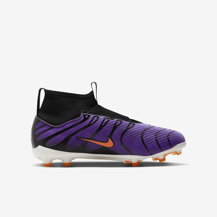 Nike Kids' Mercurial Superfly 9 FG Football Shoes Purple image number 2