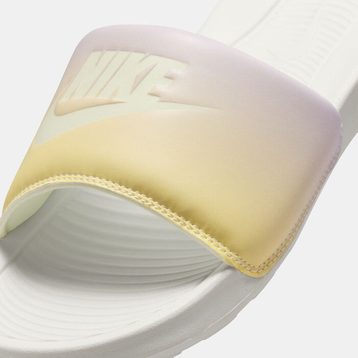 Nike Women's Victori One Printed Slide Yellow image number 4