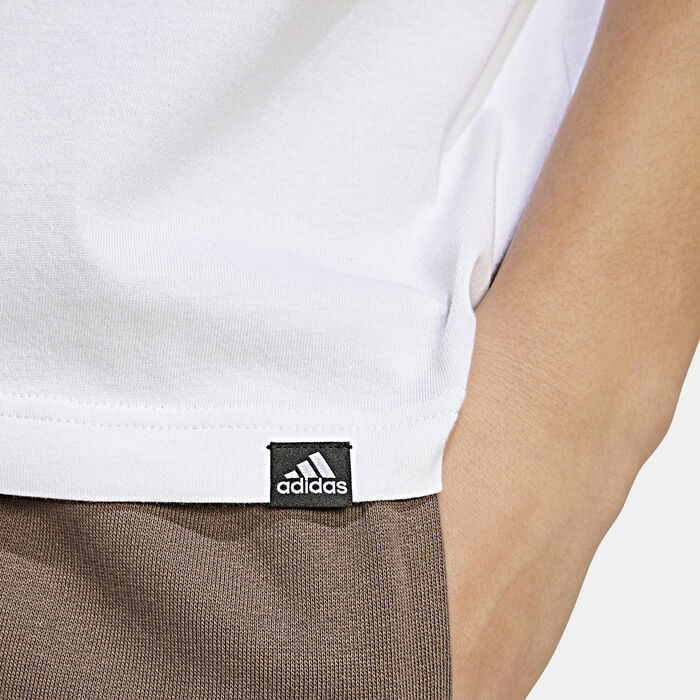 adidas Men's Positivity Graphic T-Shirt White image number 4