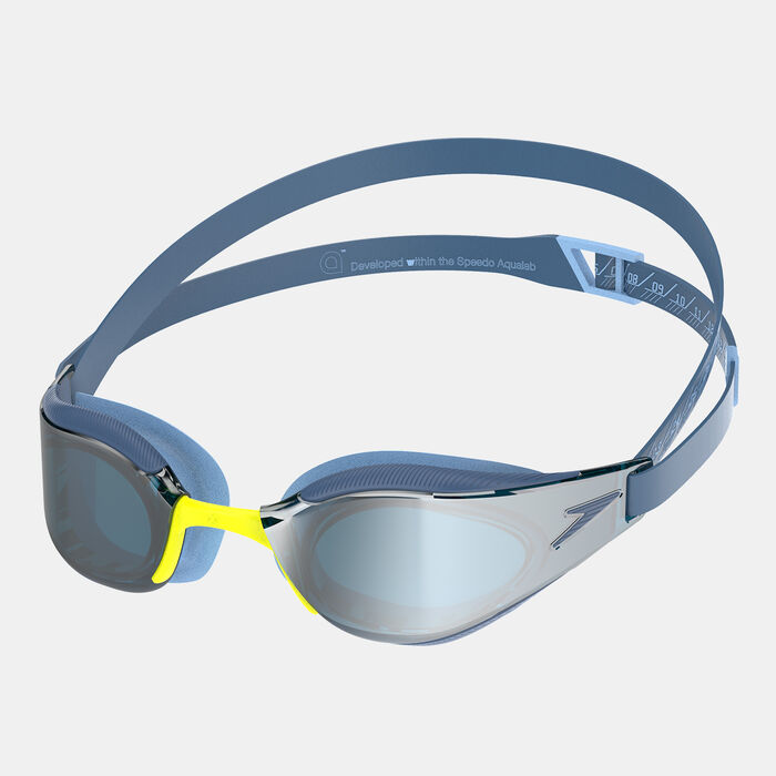 Speedo Fastskin Hyper Elite Mirror Swimming Goggles Blue image number 0