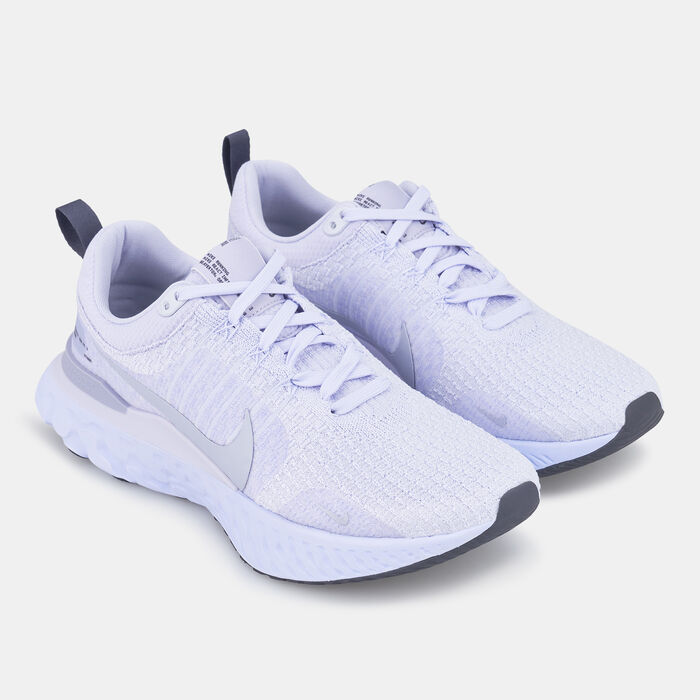 Nike Men's React Infinity 3 Road Running Shoe Grey image number 2