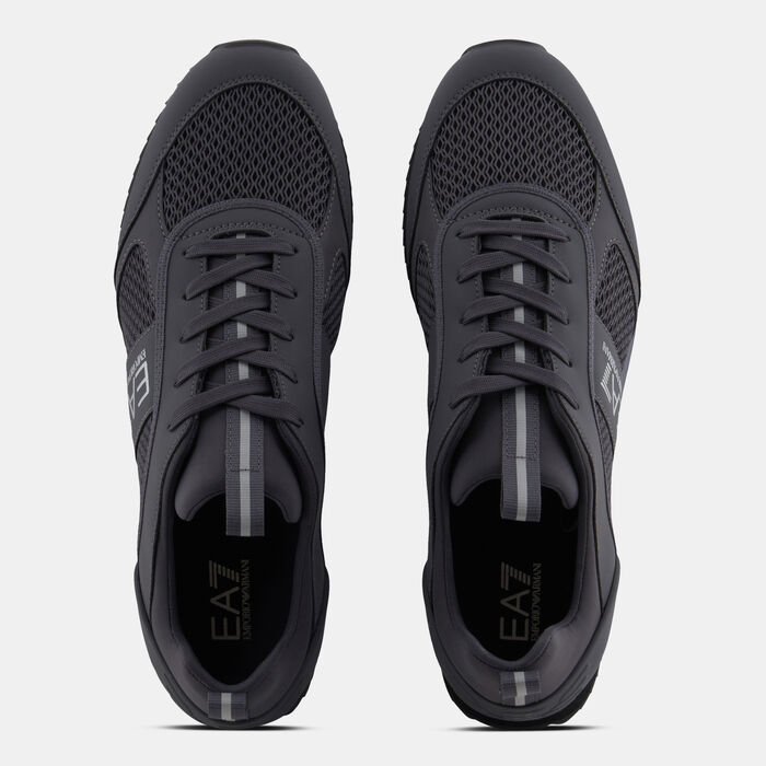EA7 Emporio Armani Men's Black and White Shoe Grey image number 3