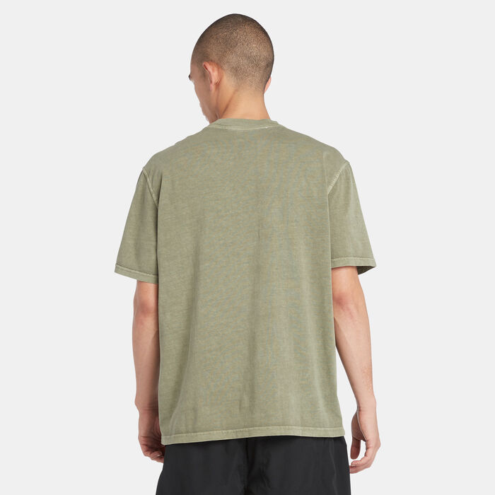 Timberland Men's Garment Dye T-Shirt Green image number 1