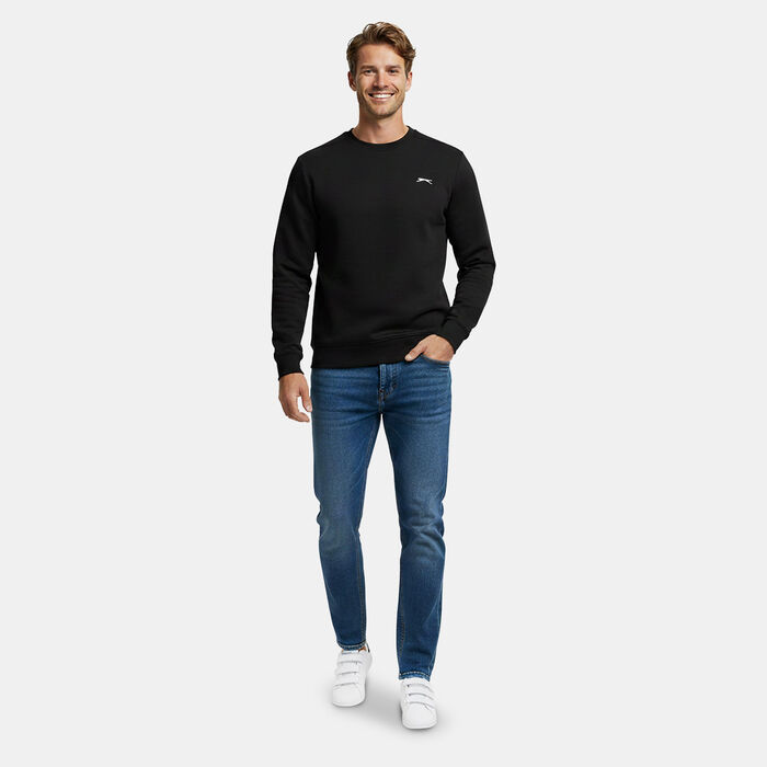 SDSL Men's Zip Golf Pullover Top Black image number 9