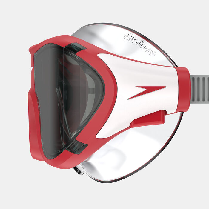 Speedo Kids' Biofuse 2.0 Mask Swimming Goggles Red image number 2