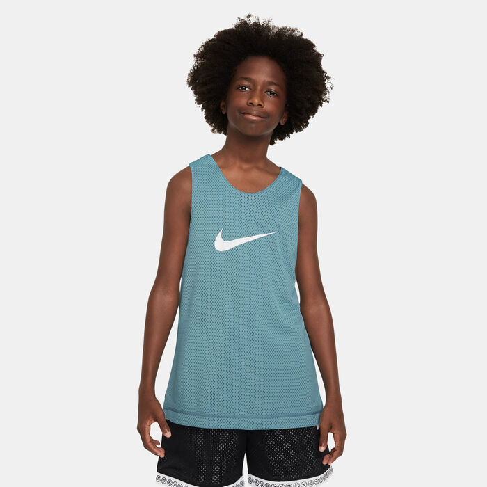 Nike Kids' Dri-FIT Basketball Tank Top Blue image number 2