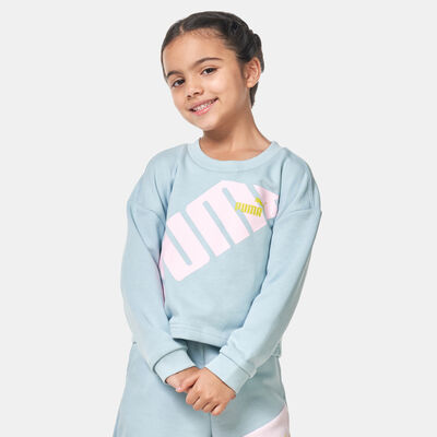 PUMA Kids' Power Sweatshirt Blue