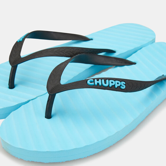 Chupps Men's Banana Leaf Flip Flops Blue image number 2