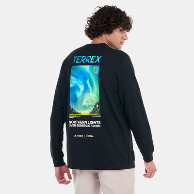 adidas Men's National Geographic Tech T-Shirt Black