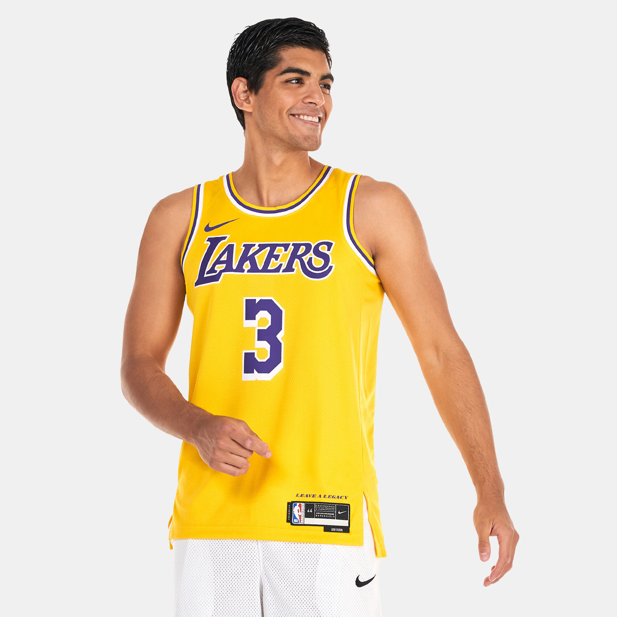 Nike Men's Dri-FIT NBA Swingman Los Angeles Lakers Icon Edition Jersey -  2022/23 Yellow in Dubai, UAE
