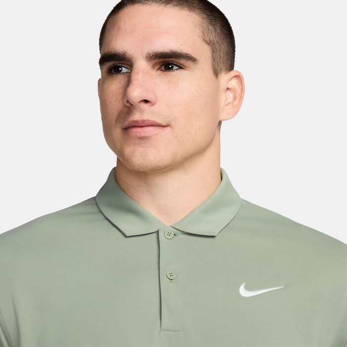 Nike Men's Court Dri-FIT Tennis Polo Shirt Green image number 2
