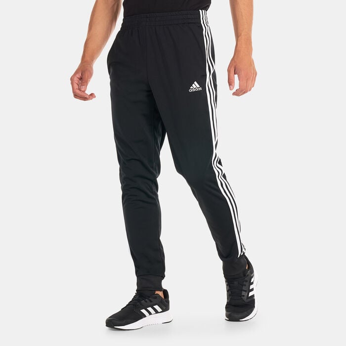 Buy adidas Men's Basic 3-Stripes Tricot Training Tracksuit Black in ...