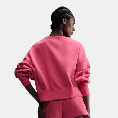 Nike Women's Sportswear Phoenix Fleece Sweatshirt Pink