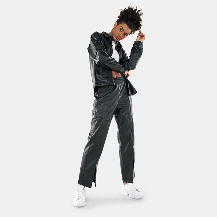 adidas Faux Leather Tearaway Pants