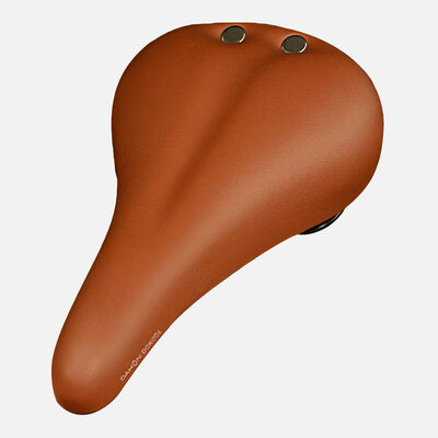 Dahon Bike Classic Double Spring Bike Saddle Brown