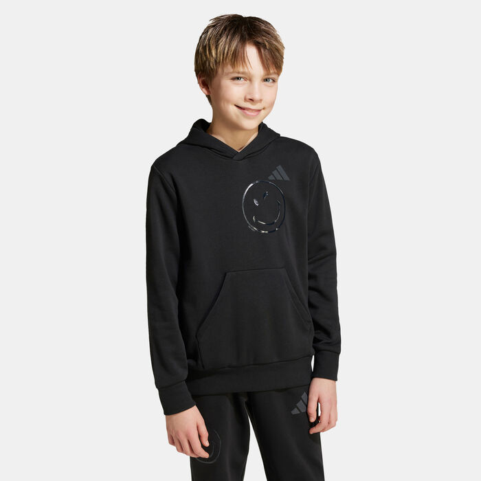 adidas Kids' adidas X SmileyWorld Hoodie Black image number 0