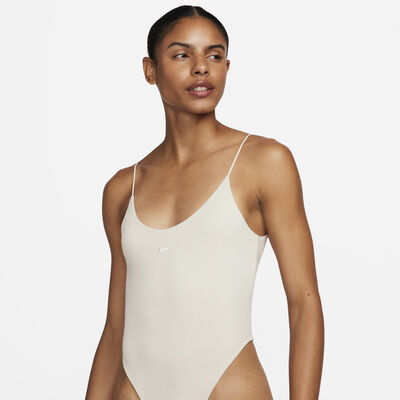 Nike Women's Sportswear Chill Cami Bodysuit Ivory