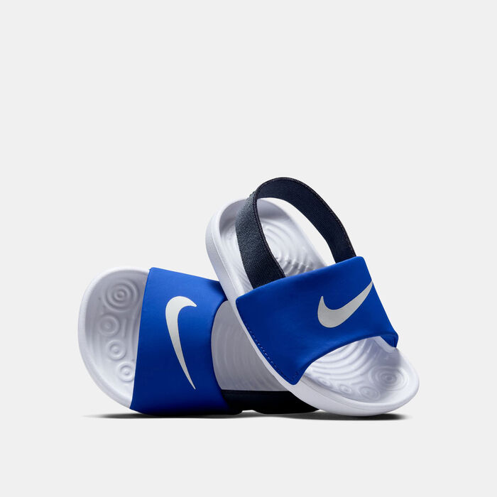 Nike Kids' Kawa Slides (Baby and Toddler) Blue image number 4