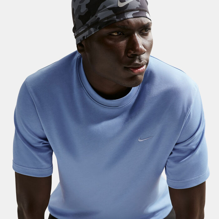 Nike Men's Primary Dri-FIT Training T-Shirt Blue image number 3