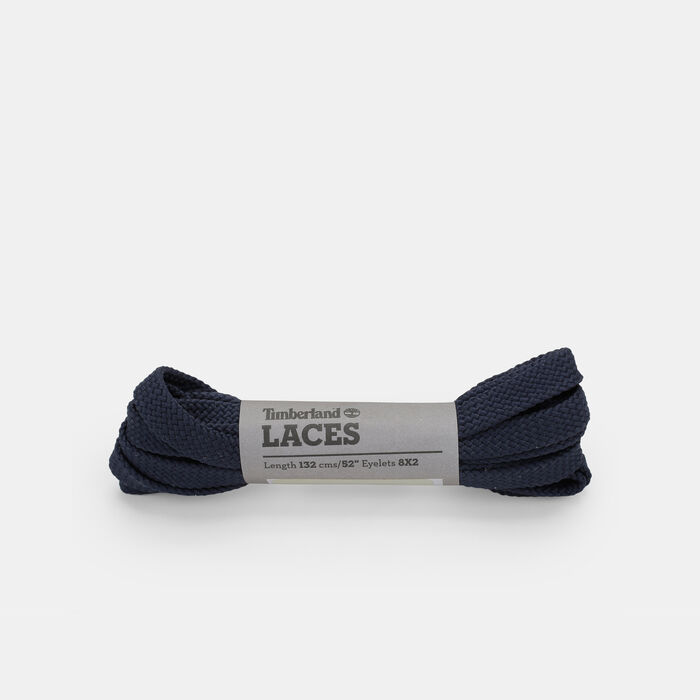 Timberland Flat Polyester 52-Inch Replacement Shoe Laces Blue image number 0