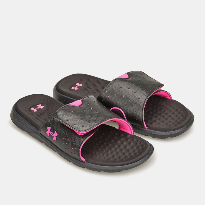 Under Armour Women's Ignite Pro Slides Black image number 0