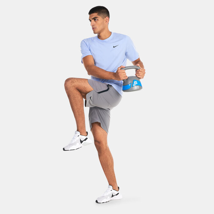 Buy Nike Men’s Dri-FIT UV Hyverse Fitness T-Shirt Blue in Dubai, UAE -SSS