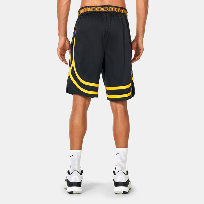 Nike Men's NBA Golden State Warriors City Edition Dri-FIT Swingman Basketball Shorts - 2023/24 Black image number 1