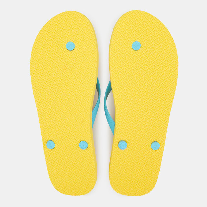 Chupps Men's Banana Leaf Flip Flops Blue image number 1