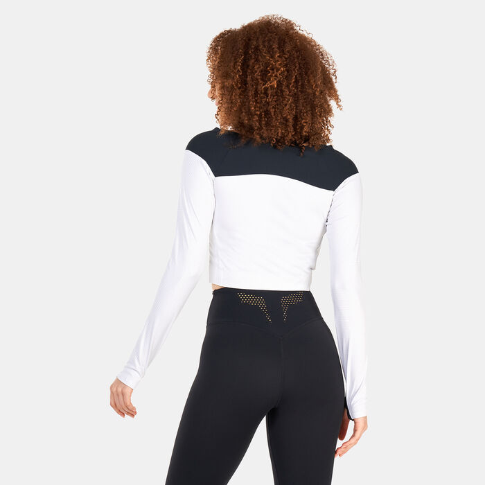 SQUATWOLF Women's LAB360° Impact Training Crop Top White image number 1