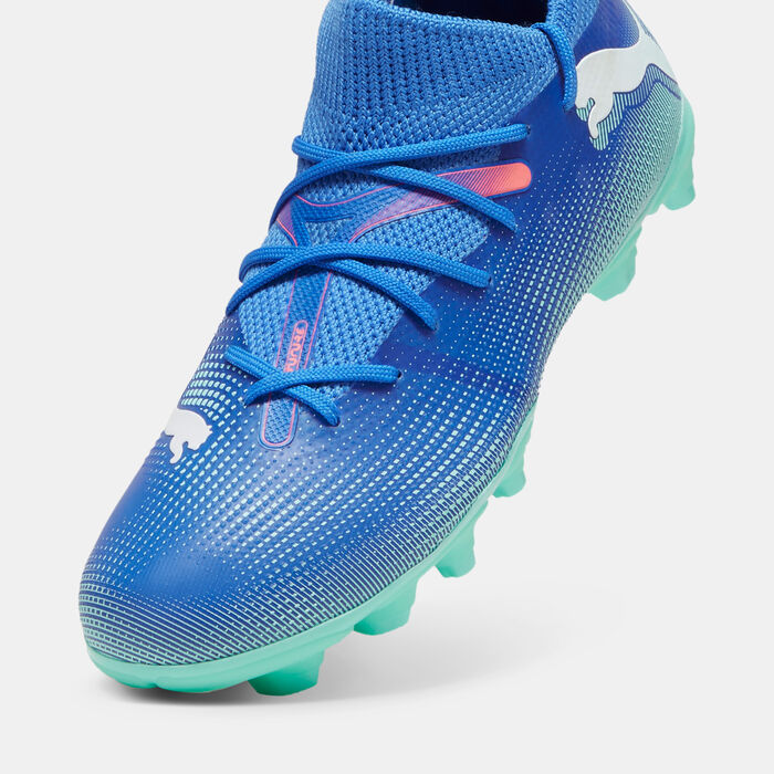 PUMA Kids' FUTURE 7 MATCH Firm Ground/Artificial Ground Football Shoes White image number 5