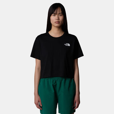 The North Face Women’s Simple Dome Crop Top Black