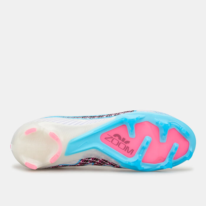 Nike Men's Zoom Mercurial Superfly 9 Elite Firm-Ground Football Shoe White image number 4