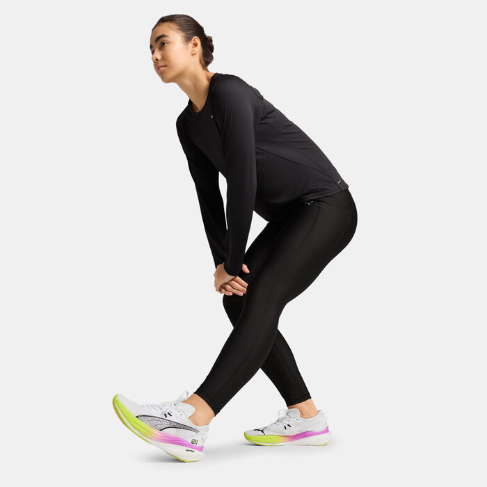 PUMA Women's VELOCITY Running Leggings Black image number 2