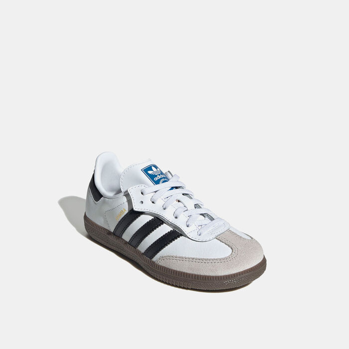 adidas Originals Kids' Samba OG Comfort Closure Shoes White image number 1