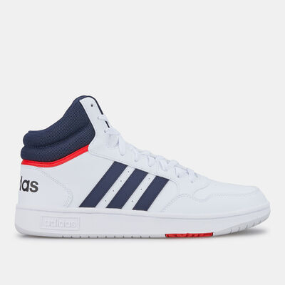 adidas Men's Hoops 3.0 Mid Classic Vintage Shoe White