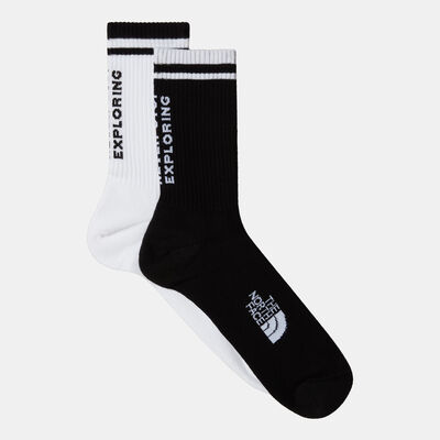The North Face Everyday Crew Socks (2 Pairs) Black