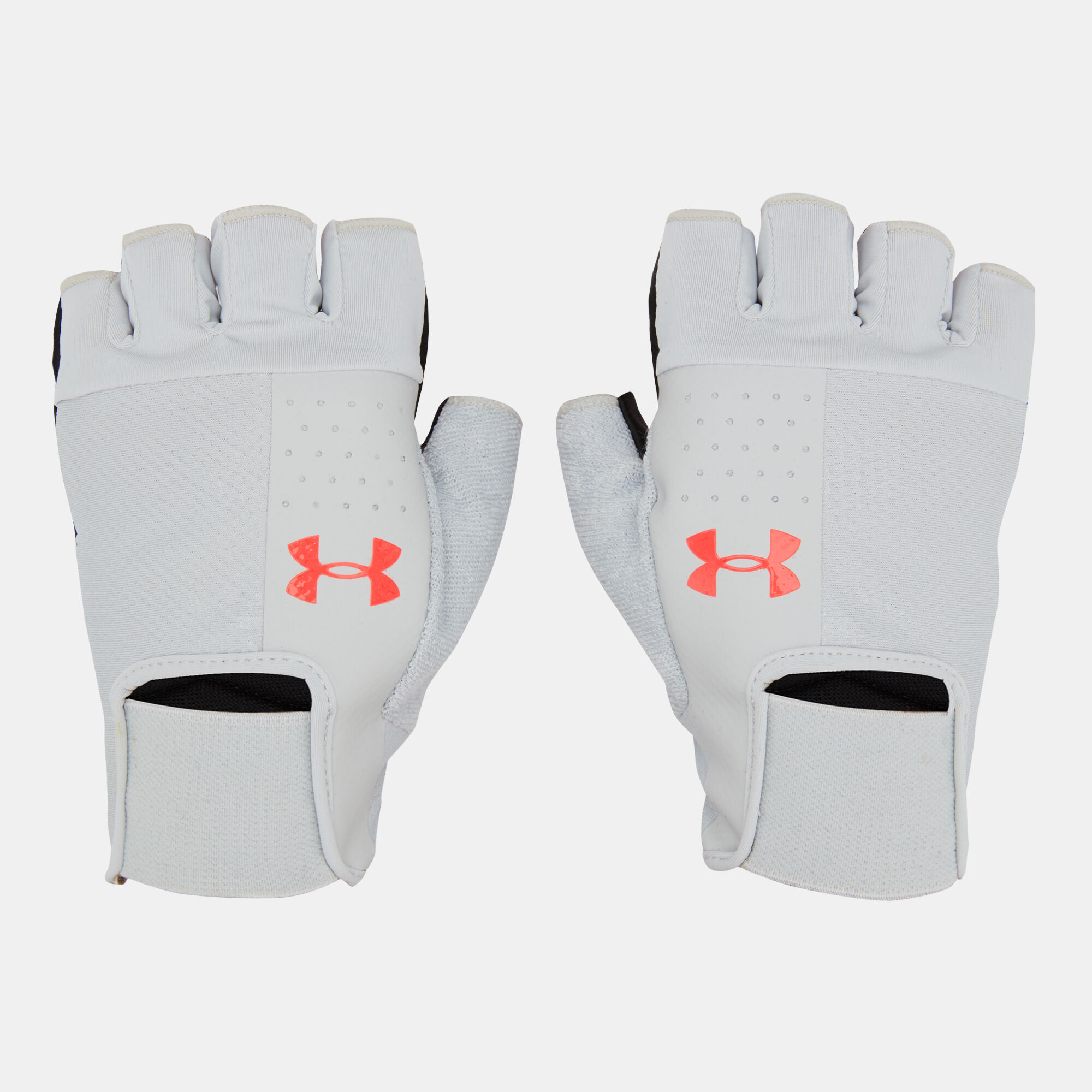 X-Large Under Armour Men's Weightlifting Gloves 014 Halo Gray /Lime Light 