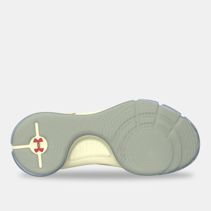 Under Armour Men's Curry 4 Retro Basketball Shoes Yellow image number 3