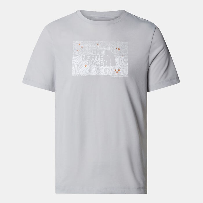 The North Face Men's Foundation Abstract Graphic T-Shirt Grey image number 0