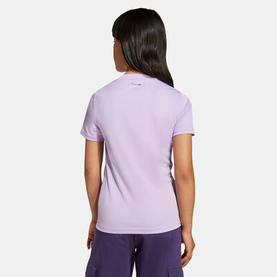 adidas Kids' Animal Graphic T-Shirt Purple