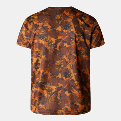The North Face Men's Reaxion Amp Printed T-Shirt Brown