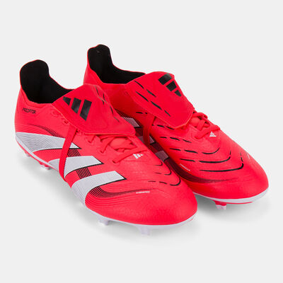 adidas Men's Predator League Fold-Over Tongue Firm/Multi-Ground Football Shoes Black