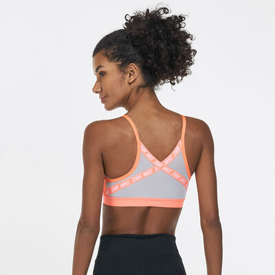 Nike Women's Indy Logo Sports Bra Orange