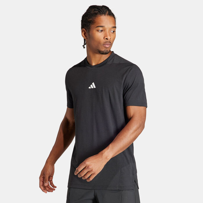 adidas Men's Designed For Training T-Shirt Black image number 0