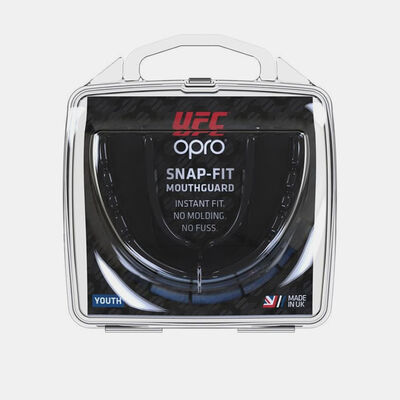 OPRO Kids' UFC Snap Fit MMA Mouth Guard Black