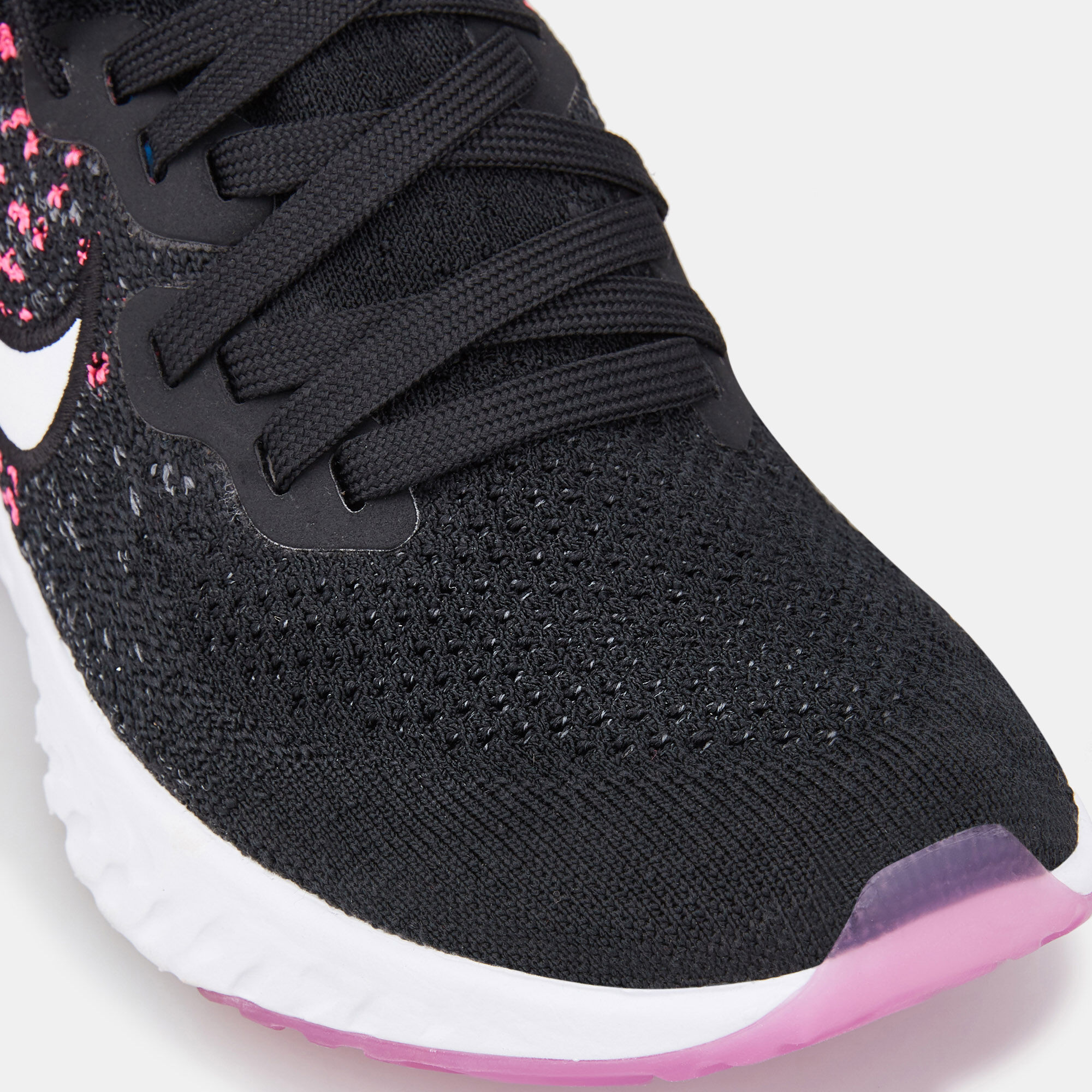 nike epic react flyknit kids black