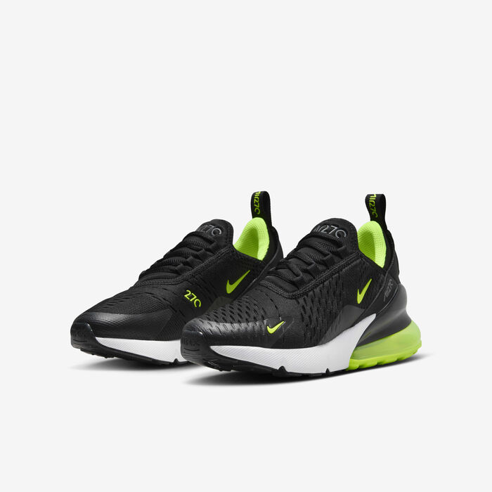 Nike Kids' Air Max 270 Shoes Black image number 4