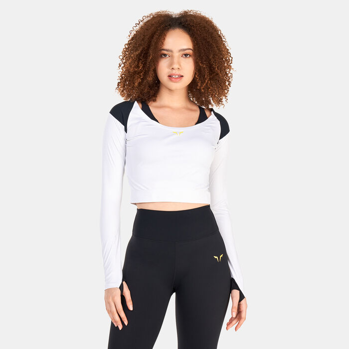 SQUATWOLF Women's LAB360° Impact Training Crop Top White image number 0