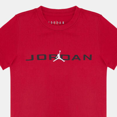Jordan Kids' Baseline T-Shirt and Shorts Set Red