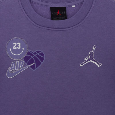 Jordan Kids' Graphic Sweatshirt and Sweatpants Set Black